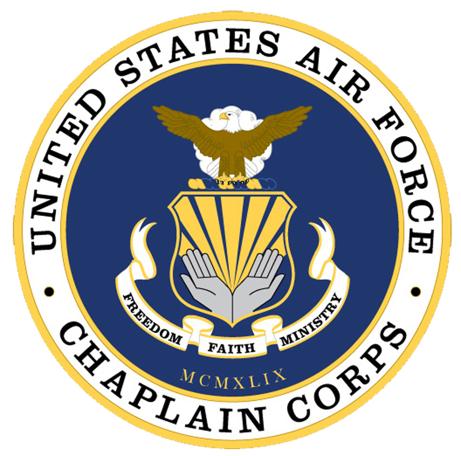 the United States Air Force Chaplain Corps official shield